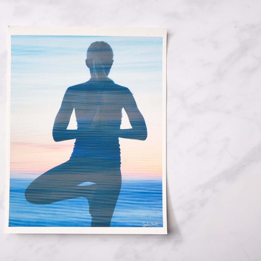 Studio Artwork Sale - 8.5x11 inch Yoga Tree Pose Abstract Photography Print - Picture 2 of 6